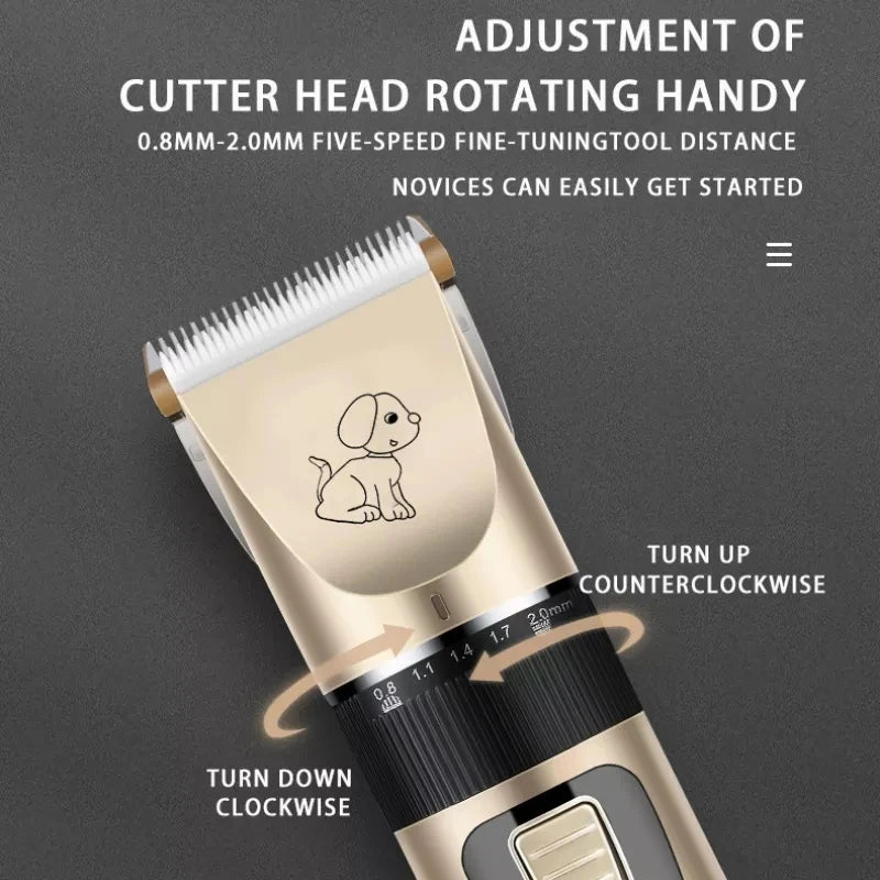 Cordless Dog Hair Grooming Clipper