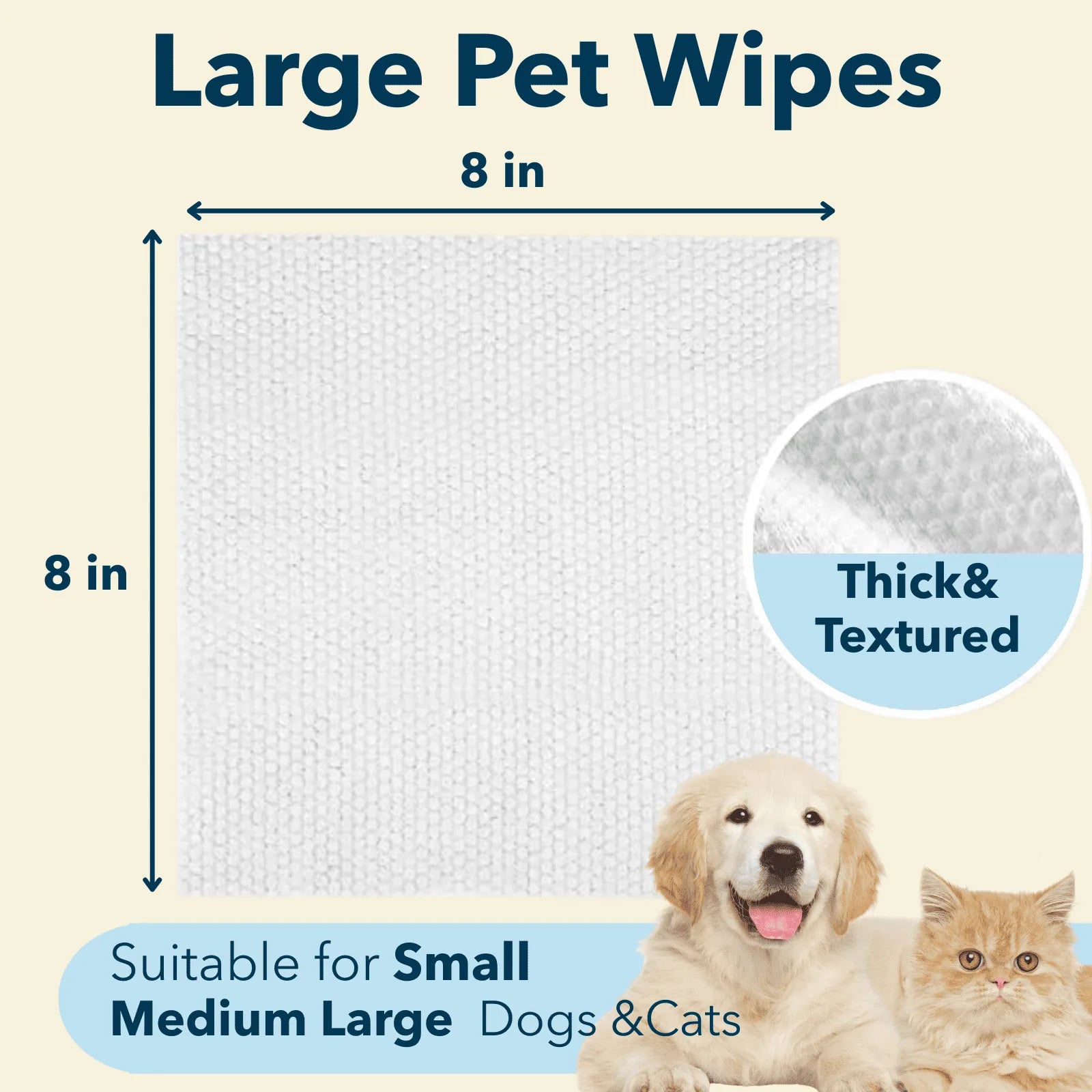 Plant-Based Dog & Cat Grooming Wipes  Hypoallergenic Pet Wipes  4FurBaby
