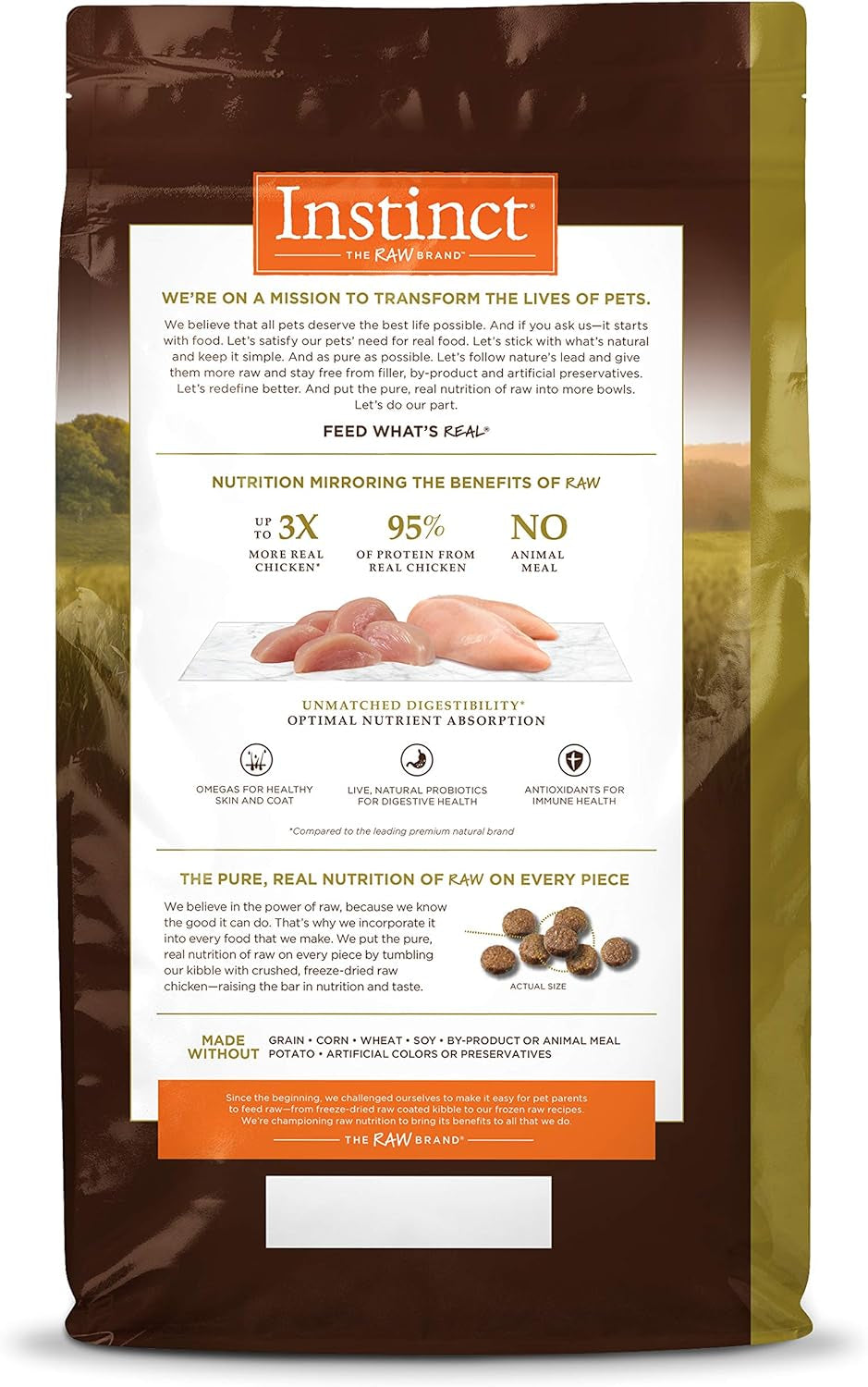 Natural Dry Cat Food, 10 Lb. Bag