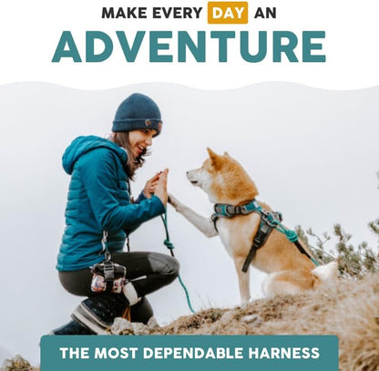 Embark Adventure Dog Harness, Easy on and off with Front and Back Leash Attachments & Control Handle - No Pull Training, Size Adjustable and Non Choke